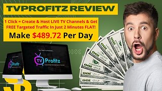 TVProfitz : The World’s Only Software That Creates Done-For-You TV Channels