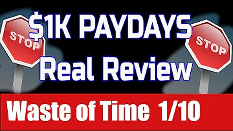 1K Paydays Review ⚠️ Don't Buy This Until U Watch My Review ⚠️ Get My PLR Bonus Pack 🎁