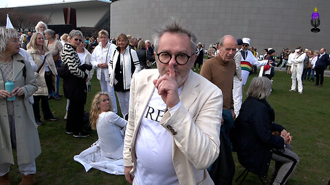 Demonstratie voor vrede op De Dam en het Museumplein in Amsterdam, 31 maart 2024