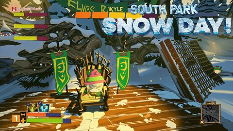Let's Over Throw Cartman the Wizard King - South Park Snow Day Act 1