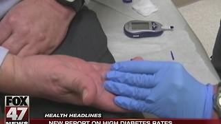 Two states have highest rate of Diabetes