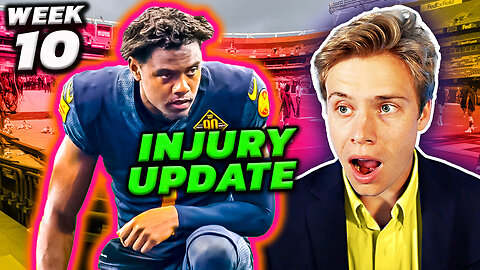 FIX YOUR LINEUP ! Last Minute Week 10 Injury Updates