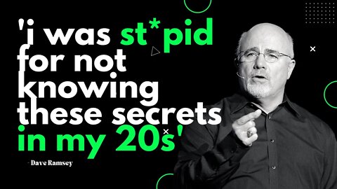 5 Financial secrets everybody should know in their 20s | Dave Ramsey (Video)