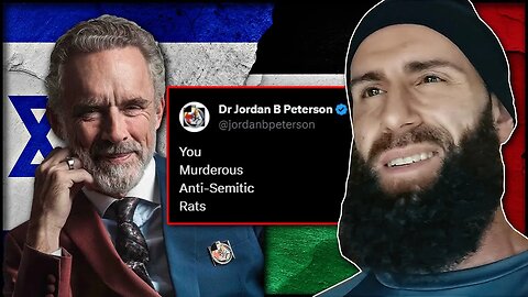 Jordan Peterson The "Conservative Christian" LOST HIS MIND (Palestine VS Israel Conflict)