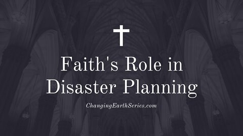 Faith's Role in Disaster Planning