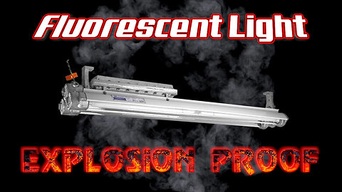 Explosion Proof Fluorescent Lights - Paint Booths, Rigs - 4', 3 Lamp Fixture - Bi-Axial Bulb Design