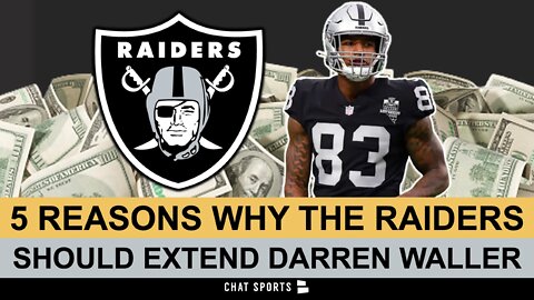 Darren Waller Extension: 5 Reasons Why The Las Vegas Raiders NEED To Pay Him Before Chargers Game