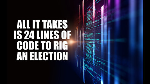All it takes is 24 lines of code to rig an election