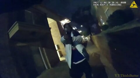 Body camera video shows suspect pointing gun at police officer before standoff