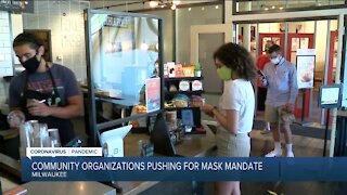 Milwaukee ogranizations calling for citywide indoor mask mandate