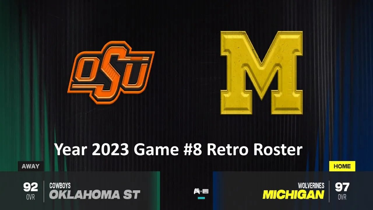 CFB 2024 Oklahoma State Cowboys Vs Michigan Wolverines Year 2023 Alumni