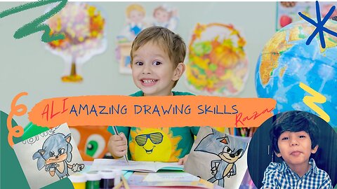 How to improve Coloring skills for beginners part #1 #ALI | Sonic | #skills2022 #drawingforkids