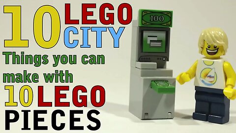 10 Lego City things you can make with 10 Lego Pieces