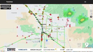 Road closures due to flooding