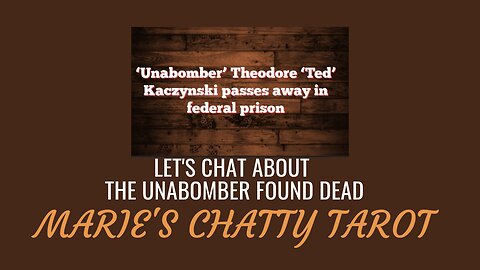 let's Chat About The Unabomber Found Dead