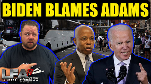 BIDEN BLAMES ERIC ADAMS FOR CRISIS | LOUD MAJORITY 9.14.23 1pm