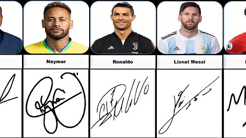 Coolest Signatures of Famous Football Players