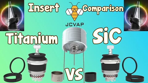 JCVAP SiC Insert Unboxing & Insert Comparison! Titanium VS SiC!