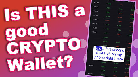 "Is THIS a Good CRYPTO Wallet??" Choosing The Right One for Your Investing Plan
