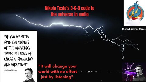 Nikola Tesla 3-6-9 Secret Code in Audio