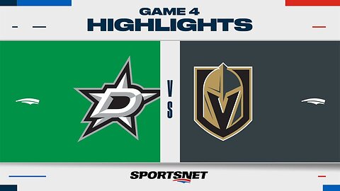 NHL Game 4 Highlights Stars vs. Golden Knights - April 29, 2024