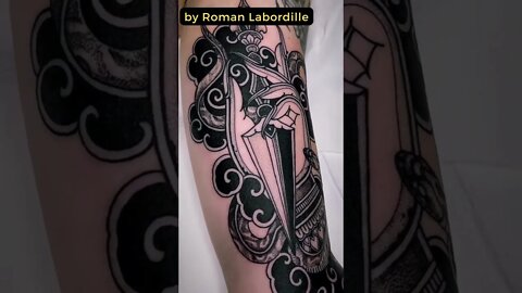 Stunning Tattoo by Roman Labordille #shorts #tattoos #inked #youtubeshorts