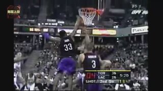 Antonio Davis 25 Points 3 Blk @ Kings, 2000-01.