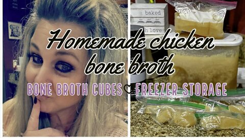 Homemade Bone Broth Freezer Storage