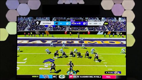 Madden NFL 23 | 4k LG C1 65" OLED | PS5 Gameplay | Performance Mode | Franchise Ravens v. Panthers