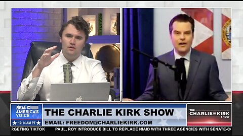 Matt Gaetz and Charlie Kirk CLASH Over Parental Bill of Rights!