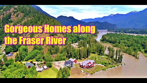 Gorgeous Homes along the Fraser River Outdoor Adventure By Rudi Vlog#1897
