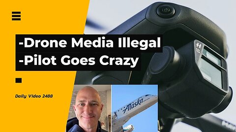 First Amendment Media Drone Use Court Case, Pilot Tries To Crash Passenger Plane