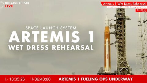 Artemis 1 Wet Dress Rehearsal - Attempt 2 (Part 1)