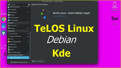 TeLOS Linux Sistema operacional humildemente inteligente - derivado do Debian