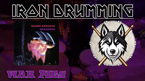 67 — Black Sabbath — War Pigs — HuskeyDrums | Iron Drumming | @First Sight | Drum Cover