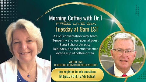 12-12-2023 Morning Coffee with Dr.T with special guest Scott Schara