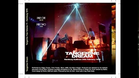 Tangerine Tree Volume 11: Hamburg 1978 Tangerine Dream flac