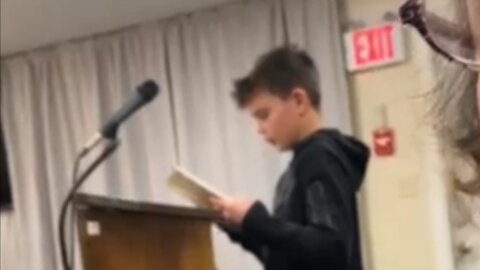 Brave 11 year old and father comment on smut in Windham library