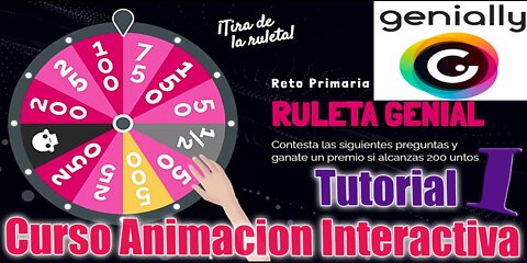 🆕 Como crear una RULETA INTERACTIVA 🔥 Curso de GENIALLY 🔥 Animación Interactiva 👉 Tutorial 1