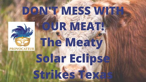 The Meaty Solar Eclipse Strikes Texas
