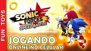 🔵 Sonic Forces - Speed Battle - Jogando ONLINE no CELULAR contra oponentes reais!