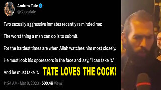 Andrew Tate's first words after Jail Release (he loves his Koran and Allah) 🙄⛓️👳‍♂️☪️