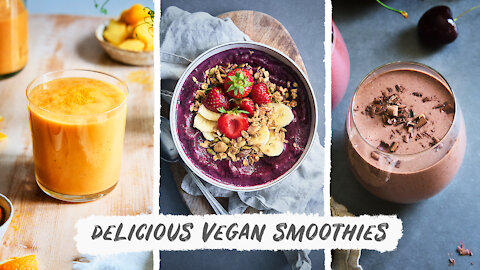 One Week of Healthy Vegan Weight Loss Smoothies