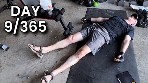 My journey to workout every day for year | Day 9/365