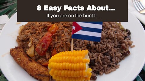 8 Easy Facts About HAVANA'S CUBAN CUISINE Shown