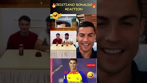 RONALDO REACTION VIDEO 😂😂😂 #shorts #ronaldo #football #messi #nymar #new #soccer