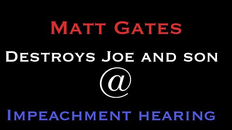 Matt gates destroys ￼ White House puppet and son￼ #UCNY￼NEWS