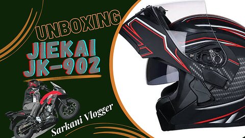 Unboxing Helmet Jiekai JK-902 & Givi Tank Bag