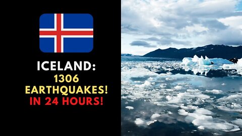 Iceland Earthquakes Today - 1306 Earthquakes One Day
