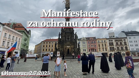 Manifestace za ochranu rodiny, Olomouc 2.7.2023
